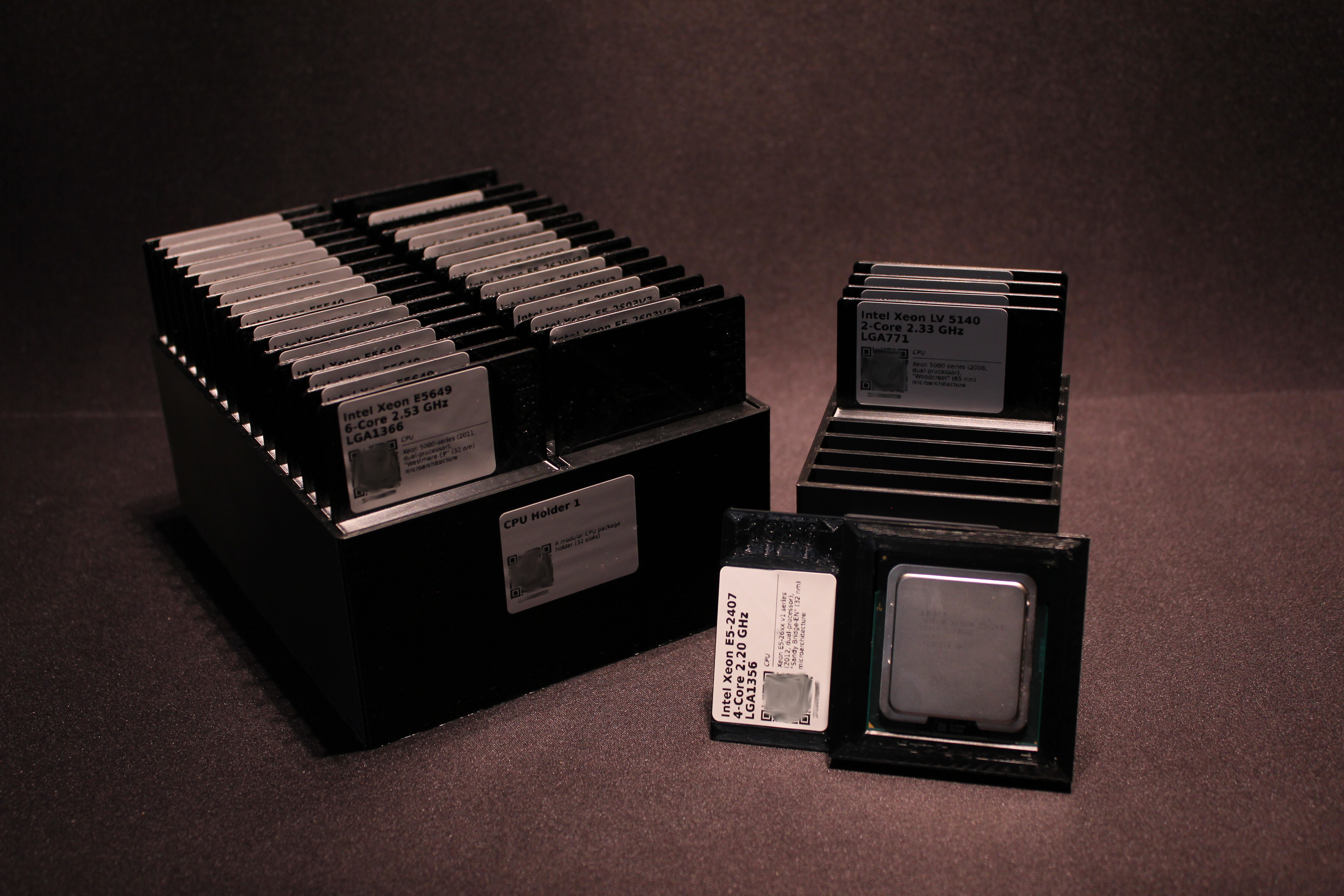 Intel Xeon CPU Organization System