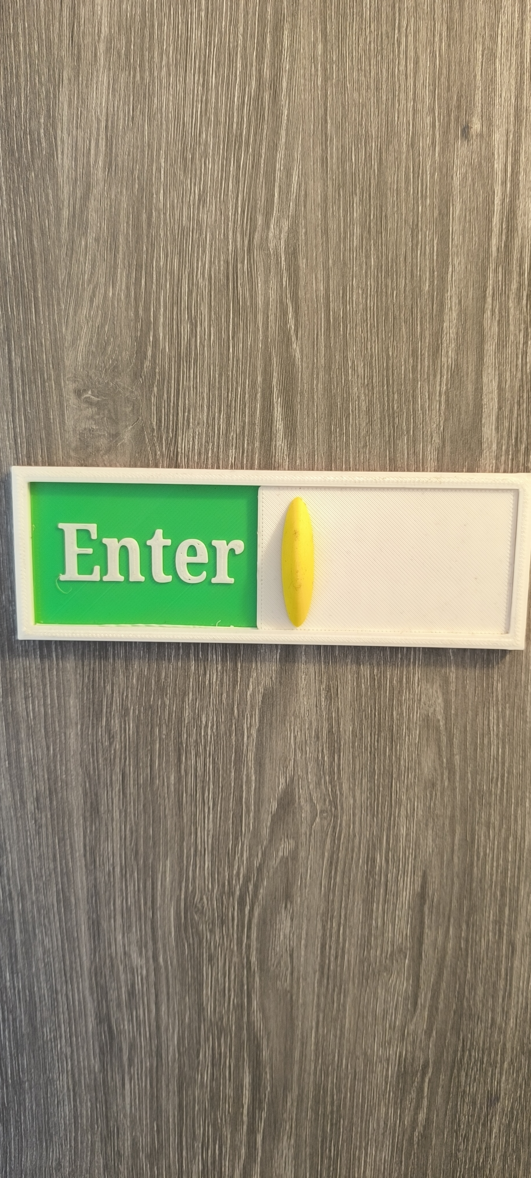 Bathroom Sign Enter