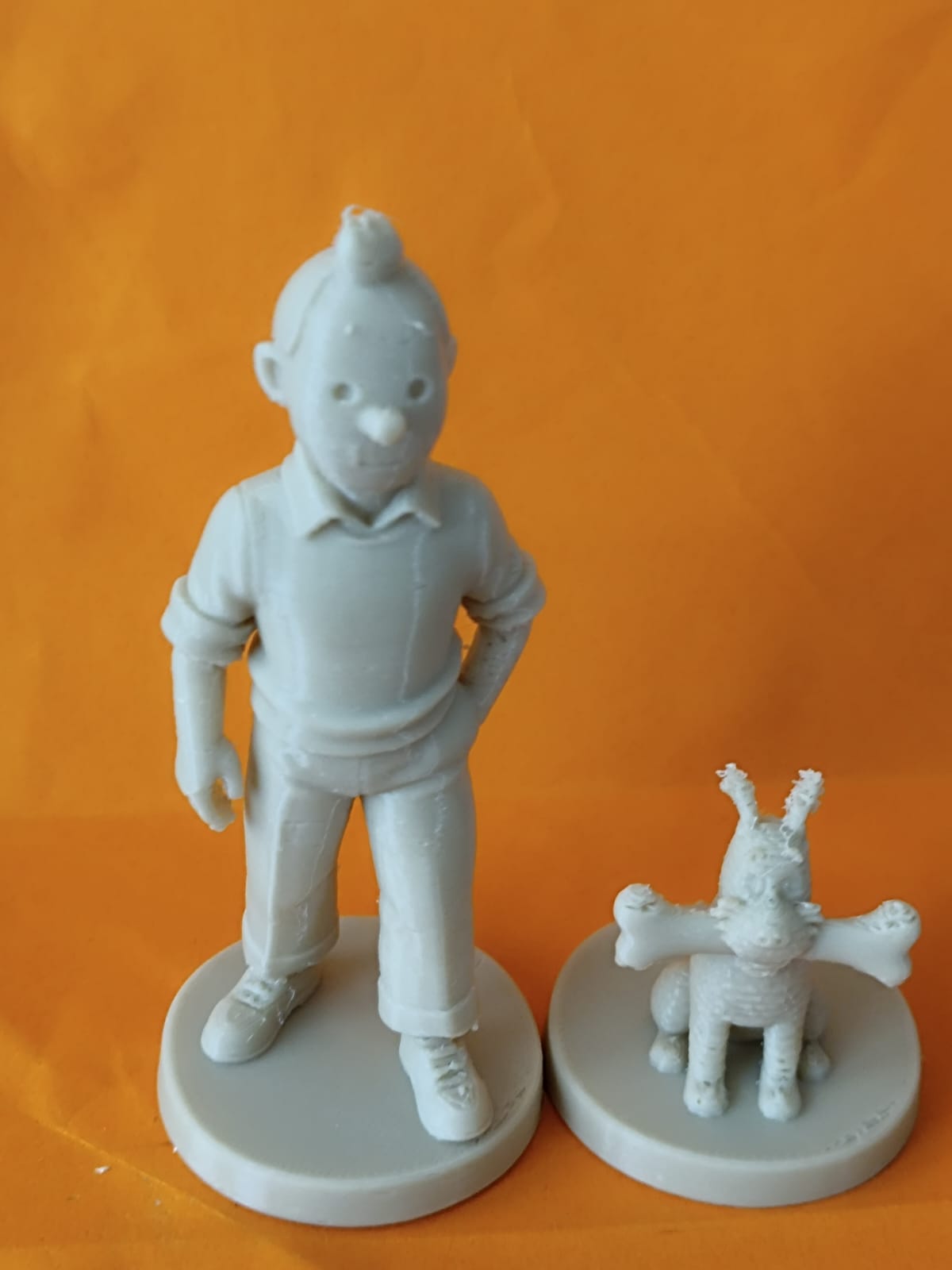 Tintin & Snowy (Milou)  Classic Comic Figure Fan Art — miniatura 3