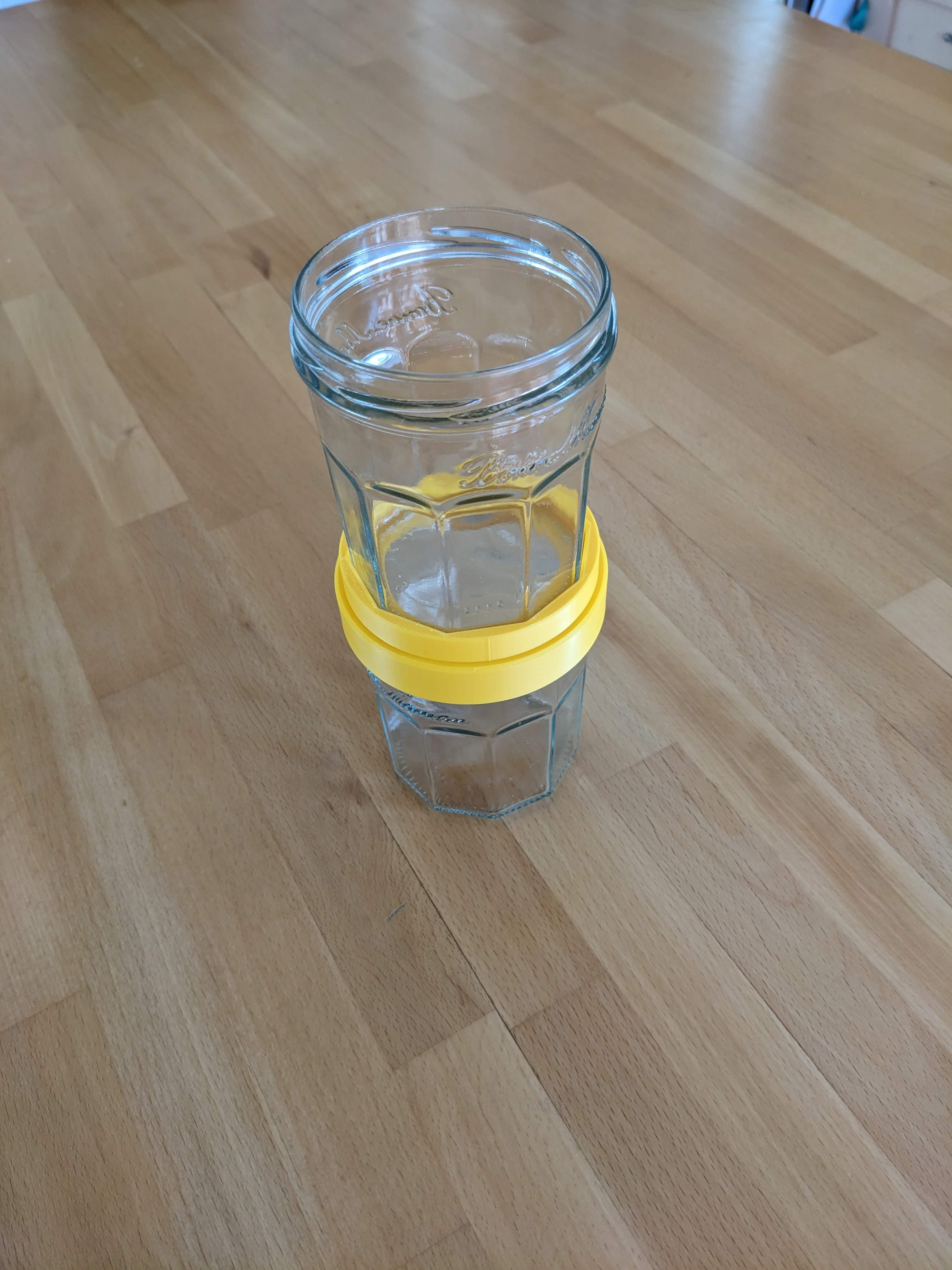 Bonne Maman jam jars stacker