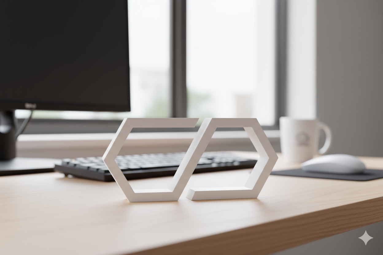 Cable Holder / Cable Organizer – Minimalist Desk Solution