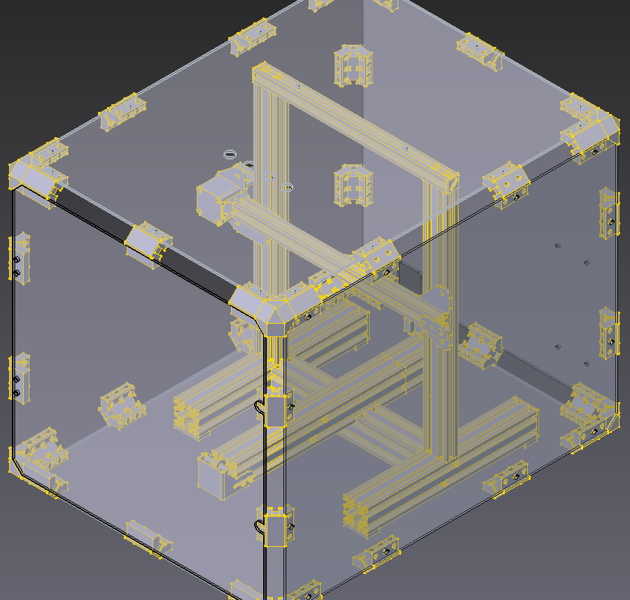 Miniatura 2 do modelo 3D Infiniframe - modular rack solution