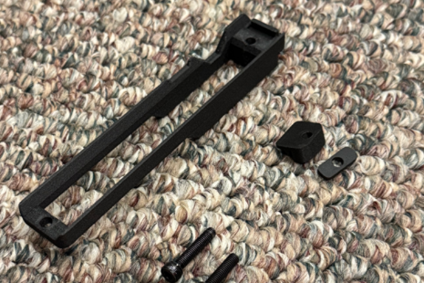 Parts kit to adapt an airsoft L96 chassis to a CZ457