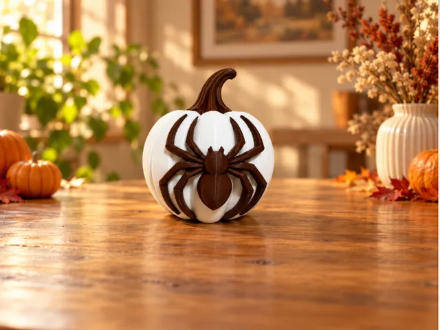 Spider Pumpkin – Halloween Decoration