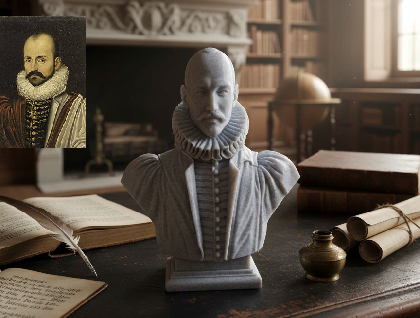 Michel de Montaigne – Buste