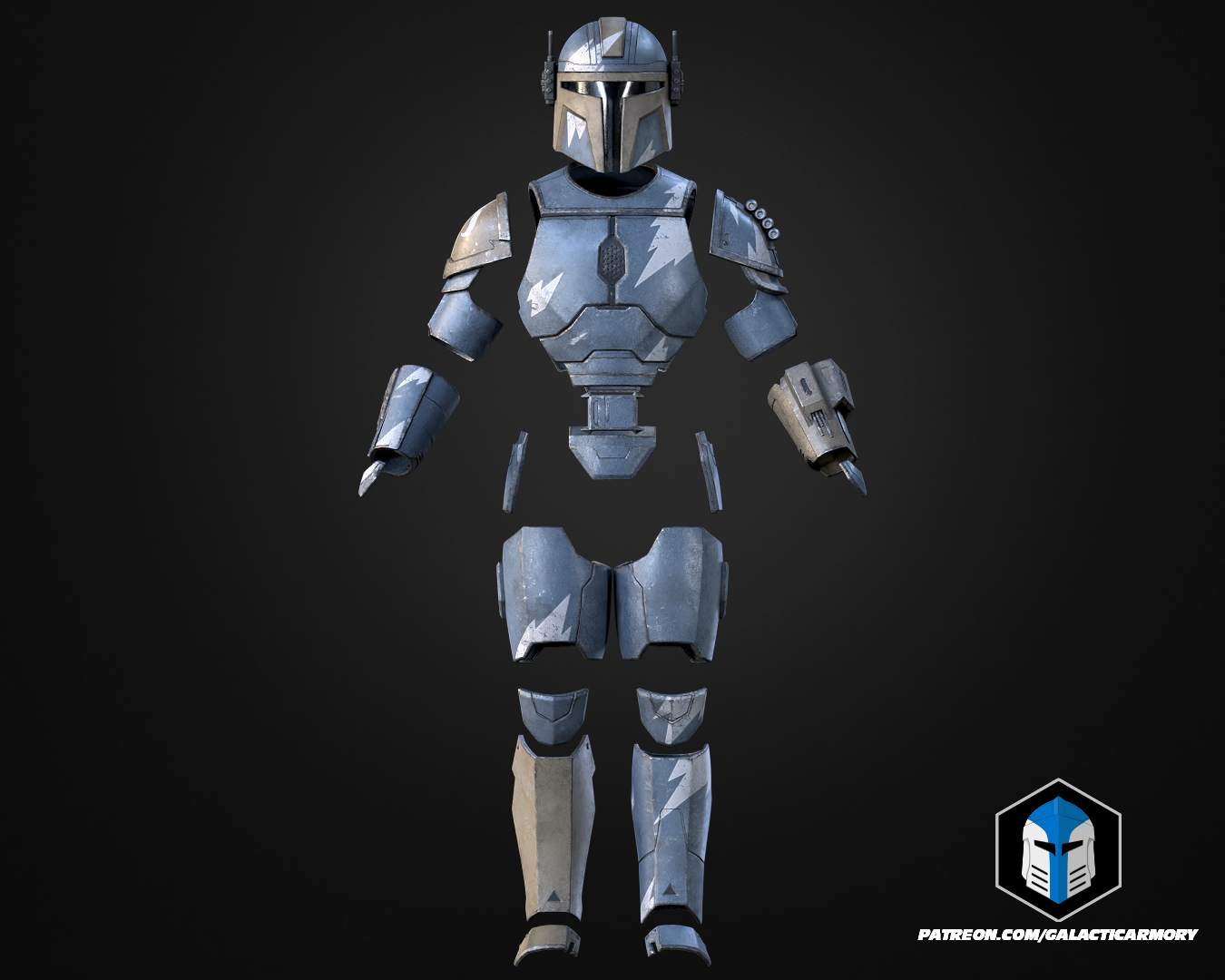 Mando Strength Helmet and Armor - 3D Print Files