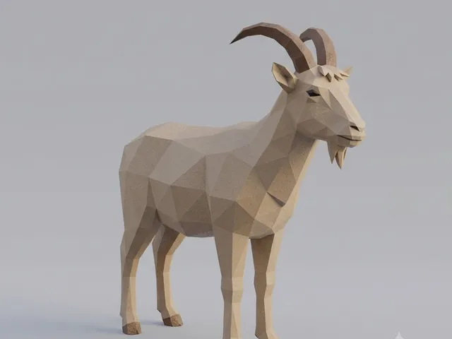 Low Poly Goat