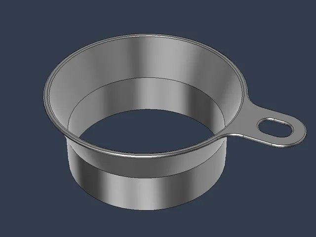 Funnel to load coffee in the mokka pot