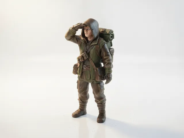 Explorer Astronaut Figurine Space 3D Printable