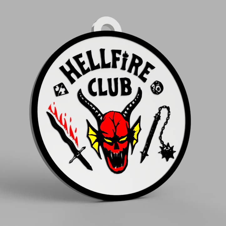 Stranger Things - HellFire Club KeyChain