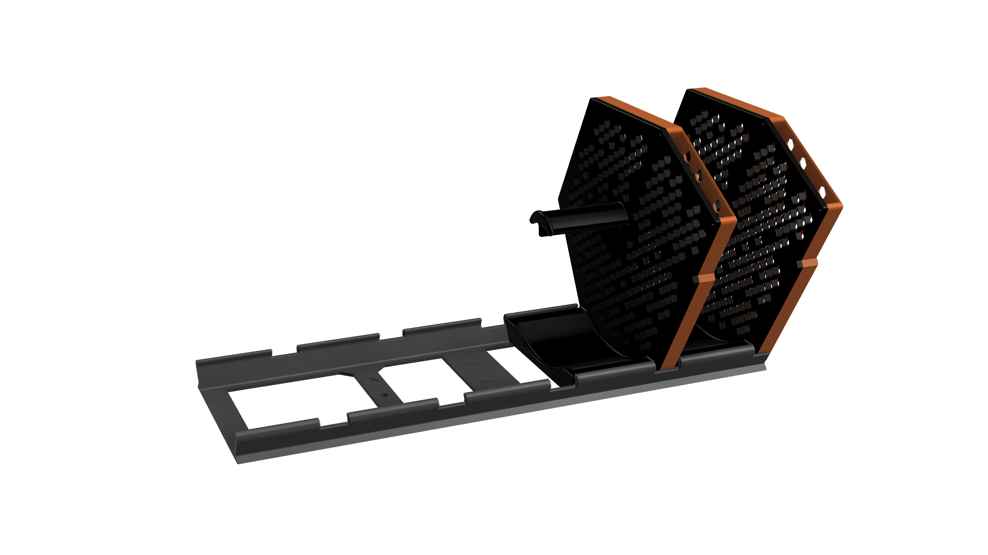 Top rail with a subtle click system for the spool holders (Sam's version)