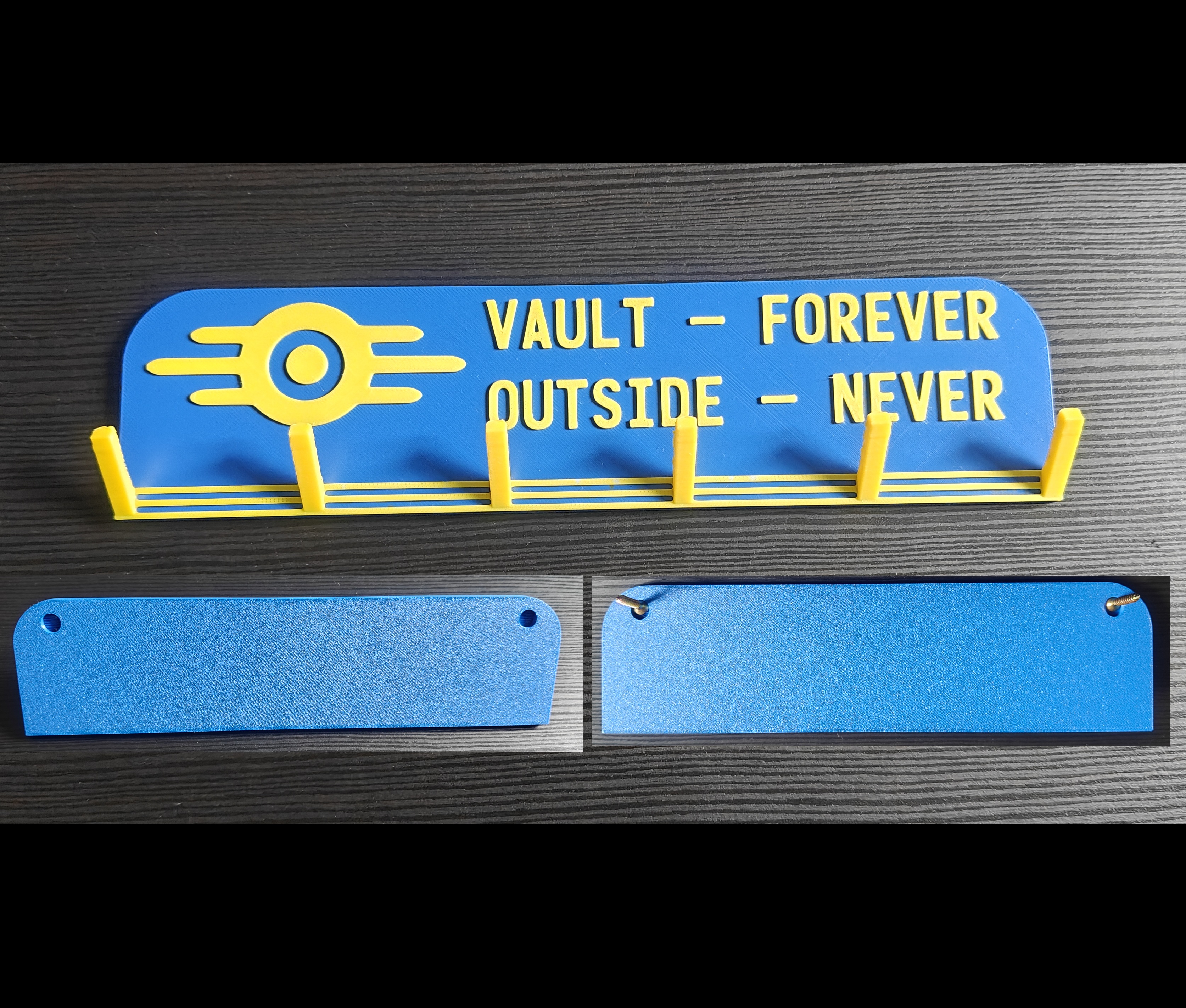 Fallout themed key hook hanger