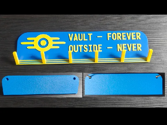 Fallout themed key hook hanger