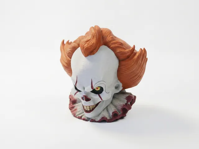 Pennywise Skull Horror Sculpture 3D Printable