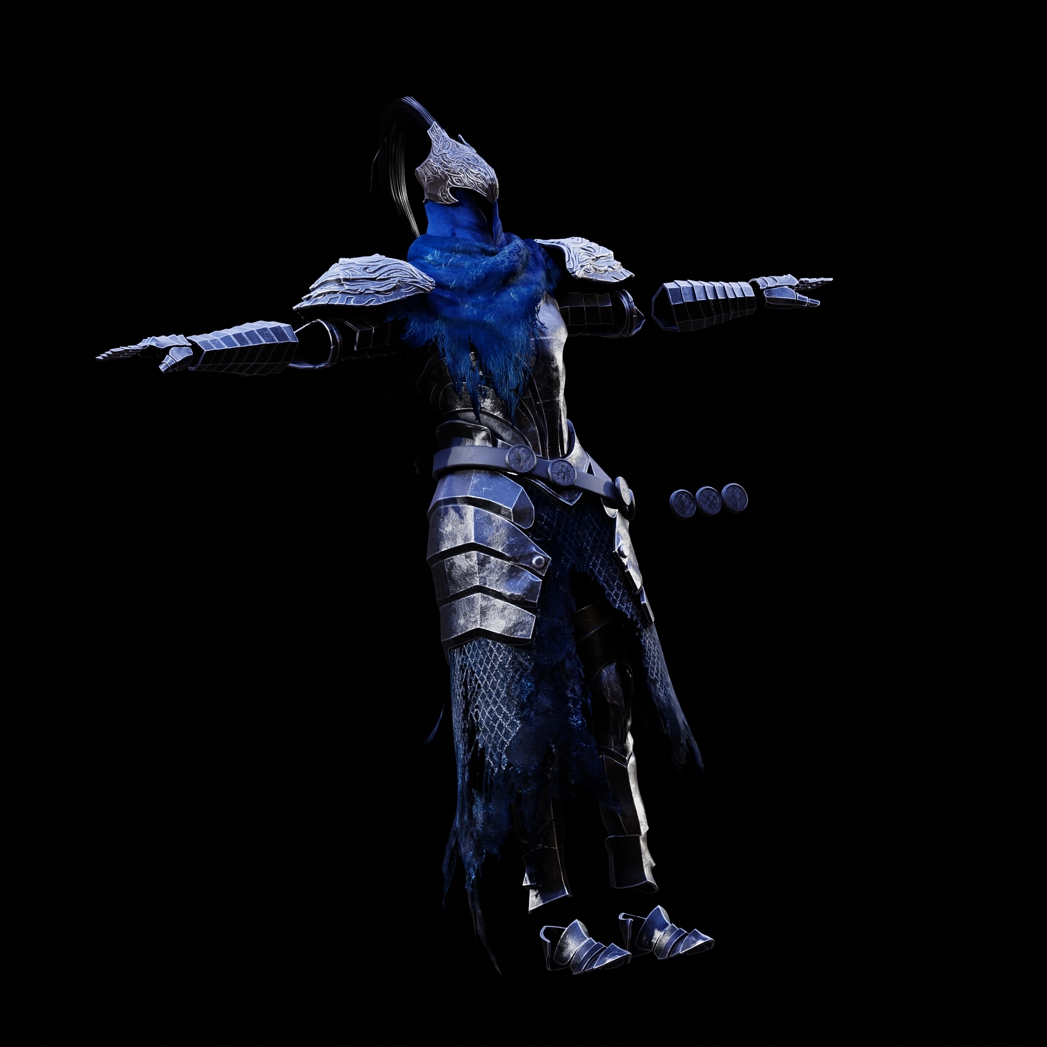 ULTIMATE ARTORIAS FULL PLATE ARMOR COSPLAY LIFESIZE – HELMETS, SWORD & SHIELD FAN ART STL — miniatura 60