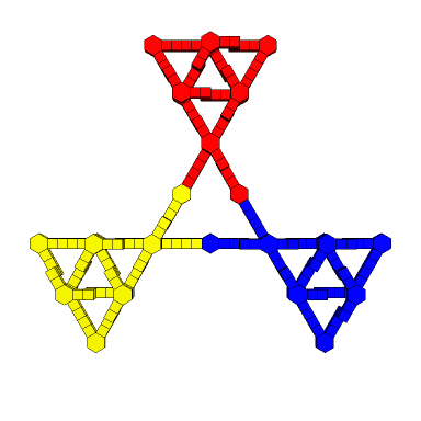 Triangular Knotted Epicycloid