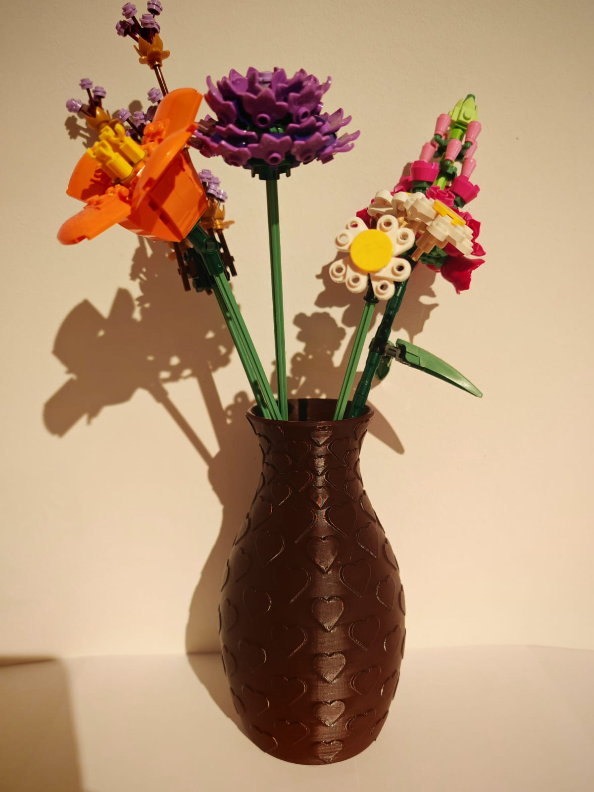 Vase with hearts