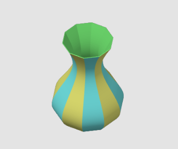 Multicolored Vase