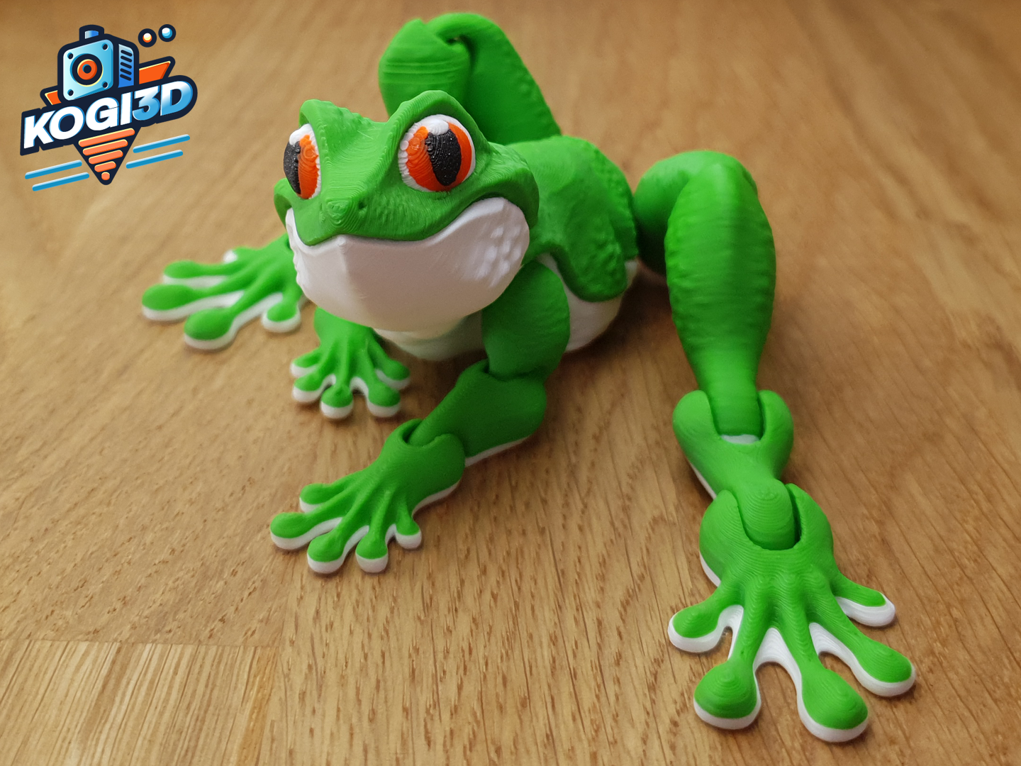 Miniatura 3 do modelo 3D Articulated Tree Frog