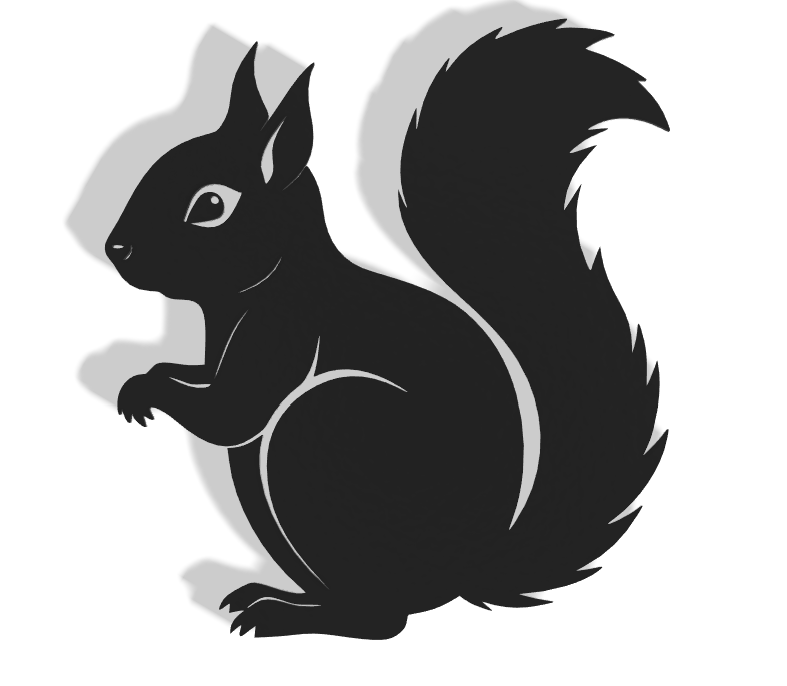 Squirrel Decor