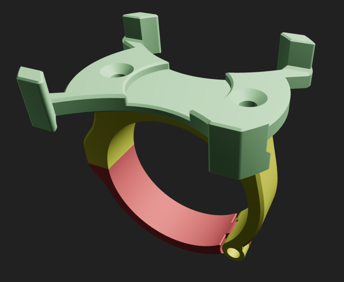 30 mm handlebar mount for Garmin vivoactive VA3/VA6