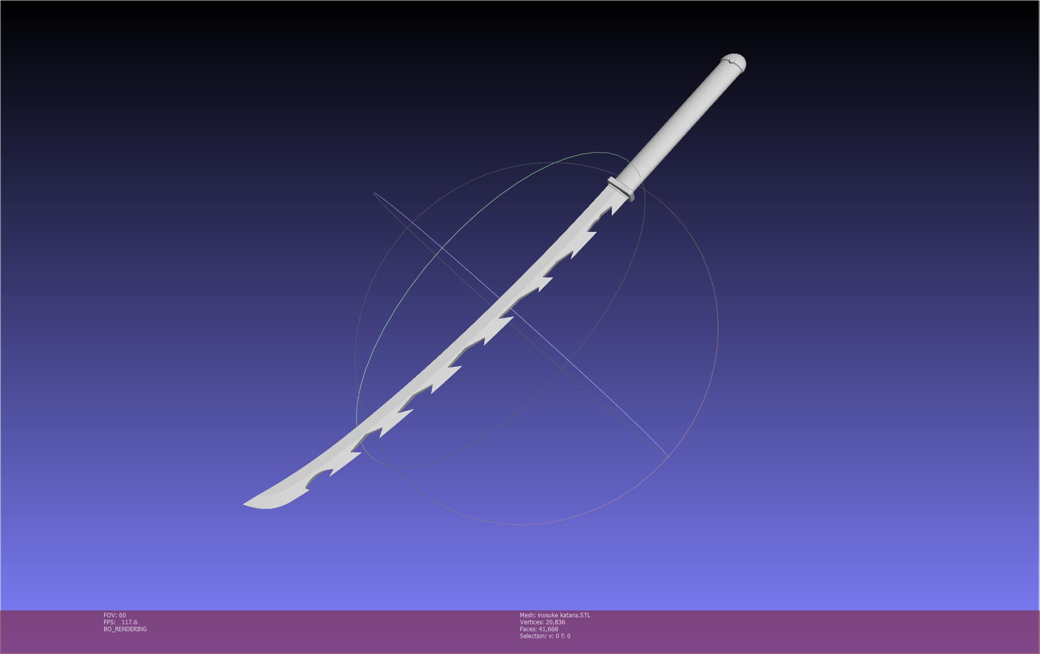 Demon Slayer Inosuke Katanas Assembly