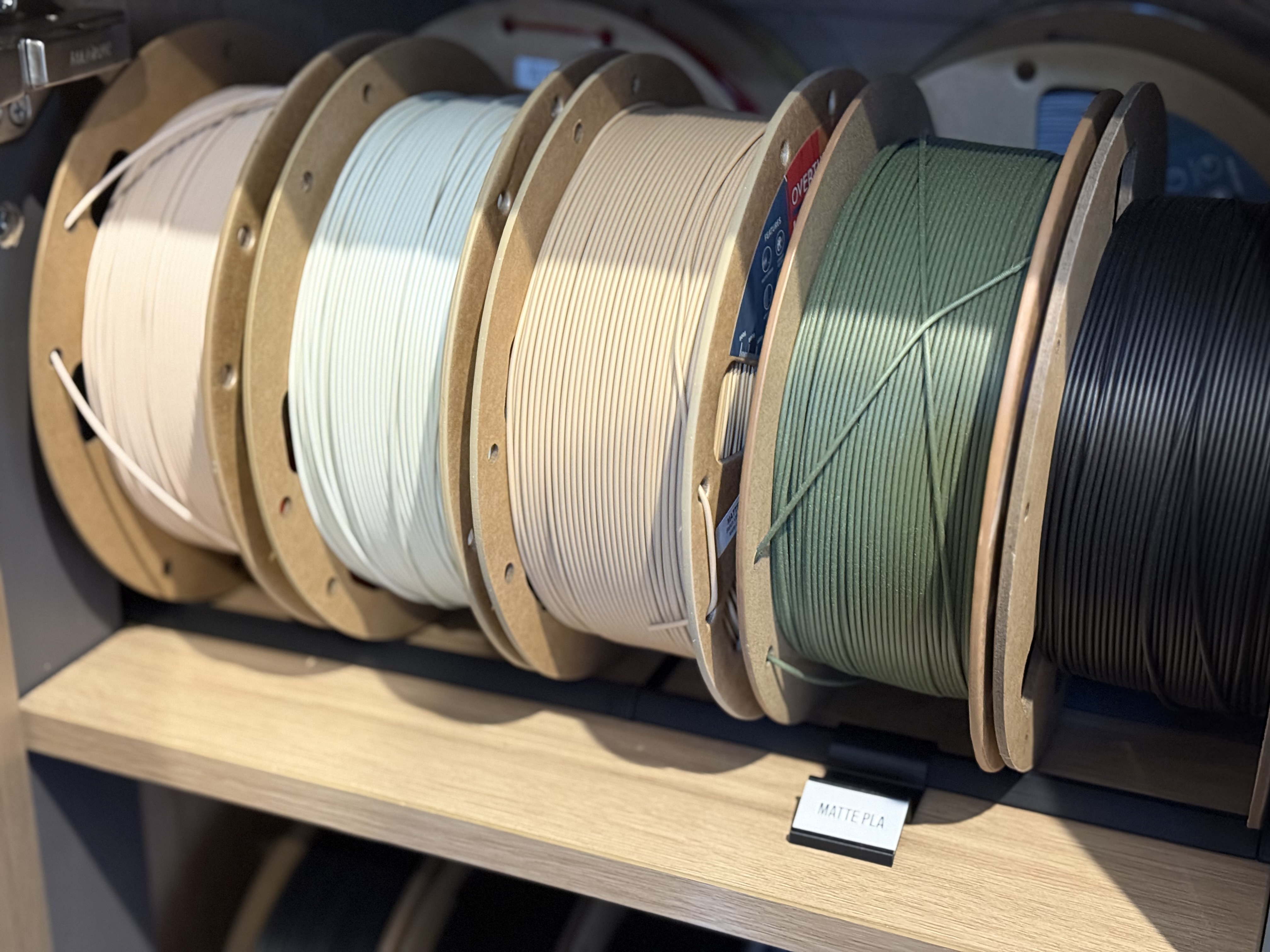 Miniatura 4 do modelo 3D Modular Filament Spool Rack