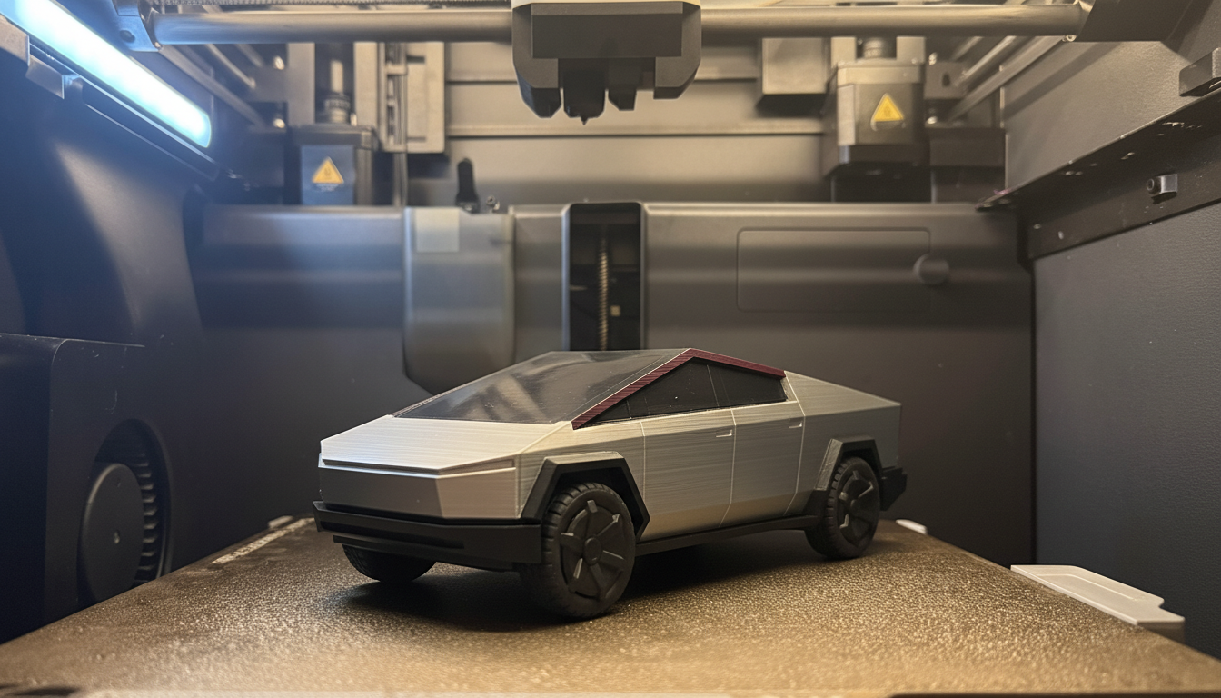 Tesla Cybertruck - Futuristic Electric Truck Model