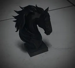 Low Poly Horse Head Remix