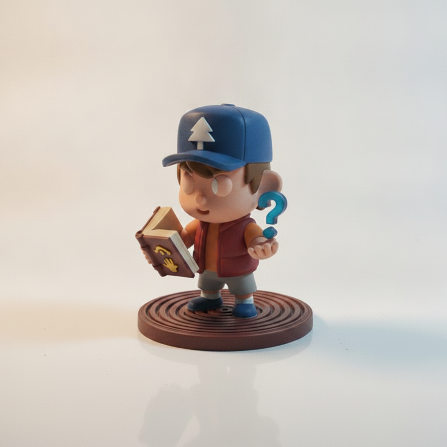 Gravity Falls Dipper Figurine 3D Printable