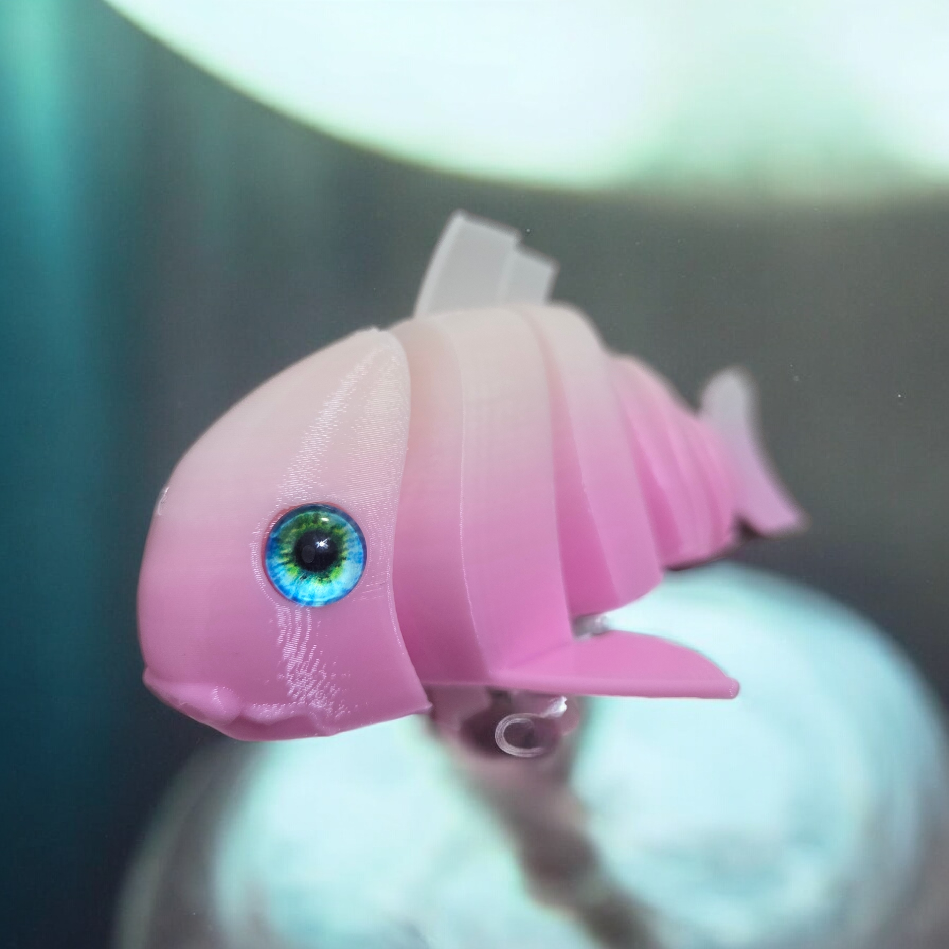 Articulated Goldfish Carp Fidget - 8mm glass eye compatible