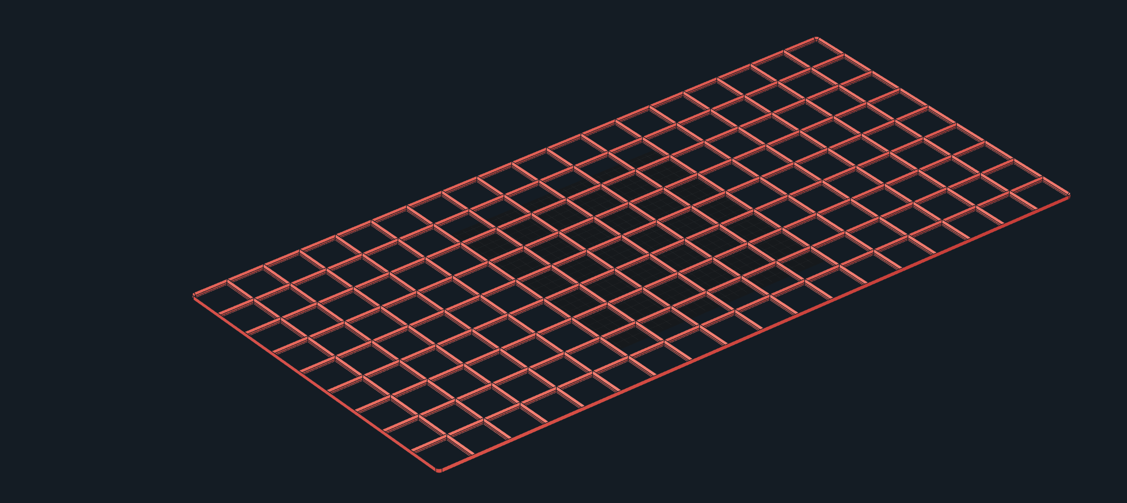18x9 Gridfinity Baseplate 3D model