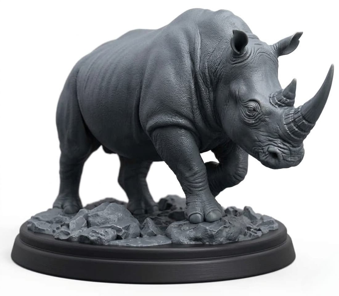 Rhino Statue