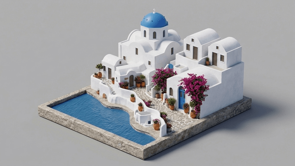 Places Art - Greece - Santorini