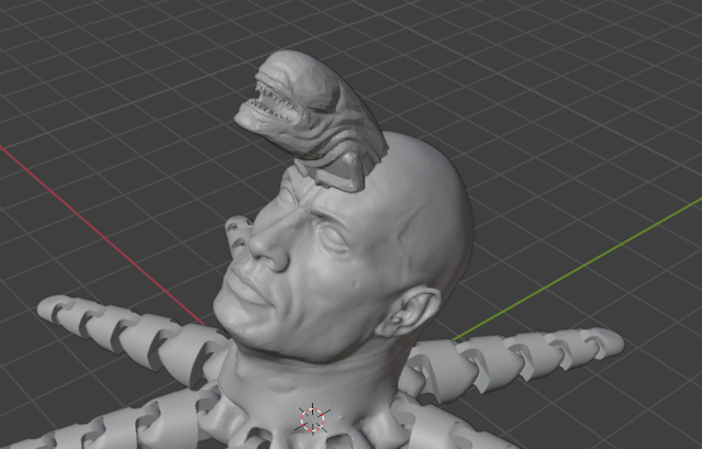 Rocktopus Head Burster Alien