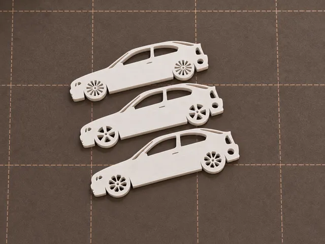 Bmw e46 compact keychain wheels