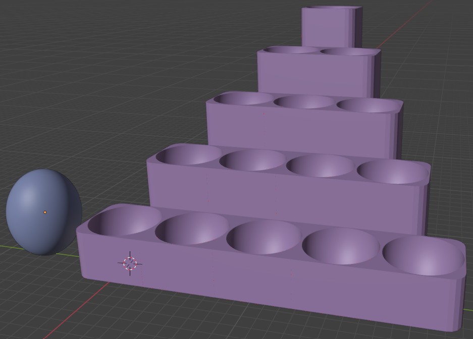 Pyramid egg organizer