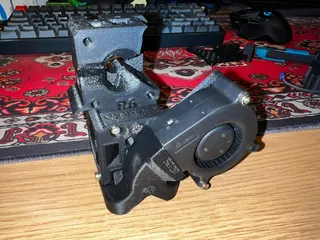 5020 delta-p fan adapter for TZ V6 hotend Prusa mk3
