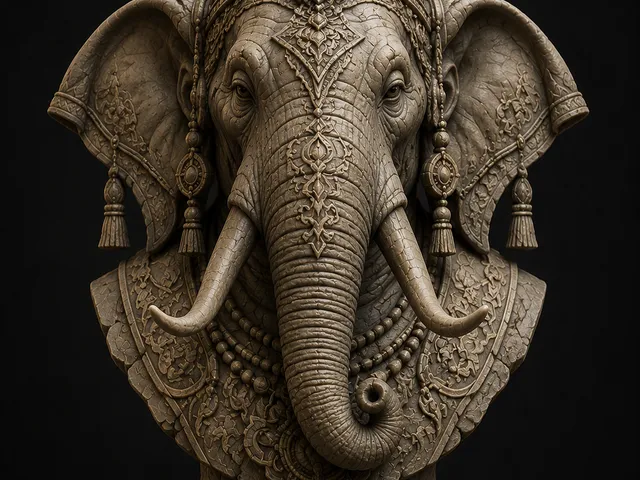 Elefante Sagrado – Busto STL para Impresión 3D
