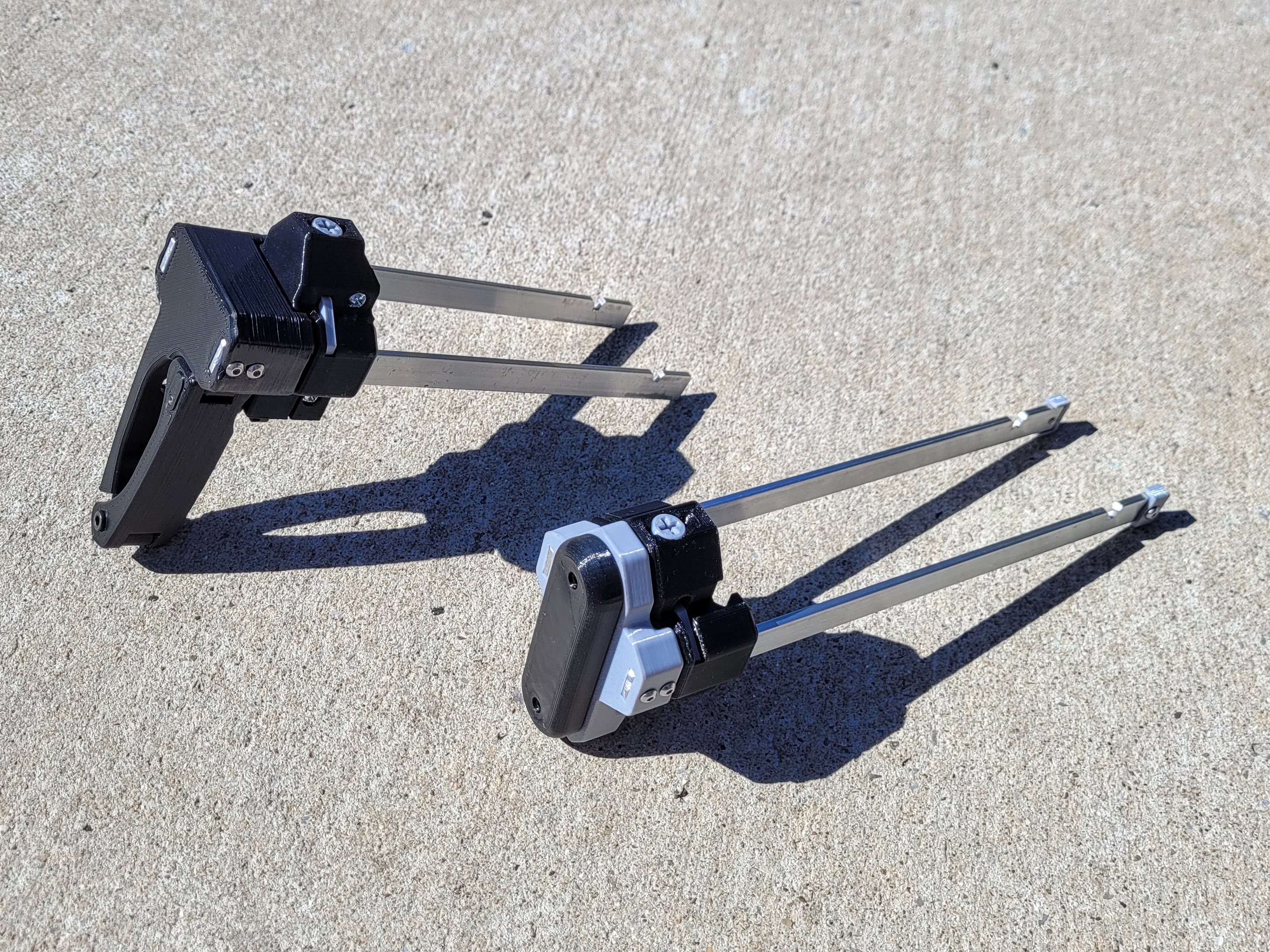 Telescoping Square Rail Stock
