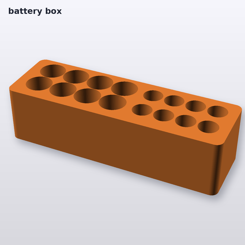 Battery Organizer: 8 AA + 8 AAA by michael me | Download free STL model ...