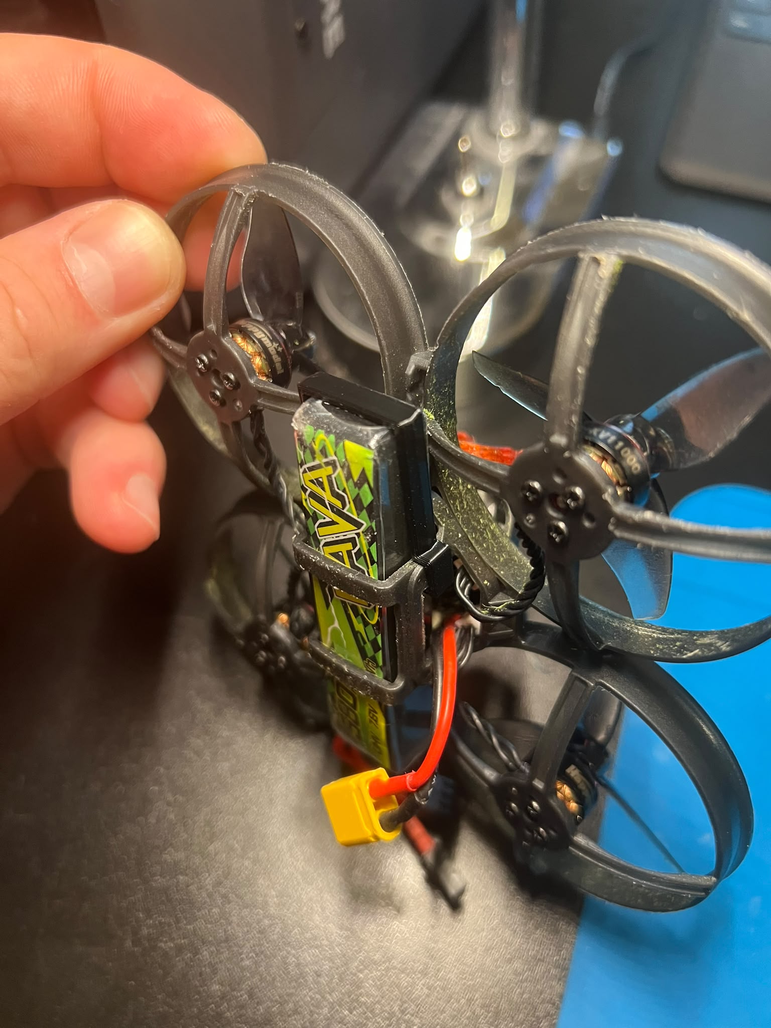 Mobula 8 battery stop