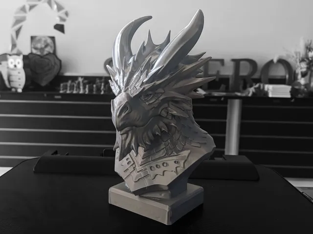 Iron Dragon Bust
