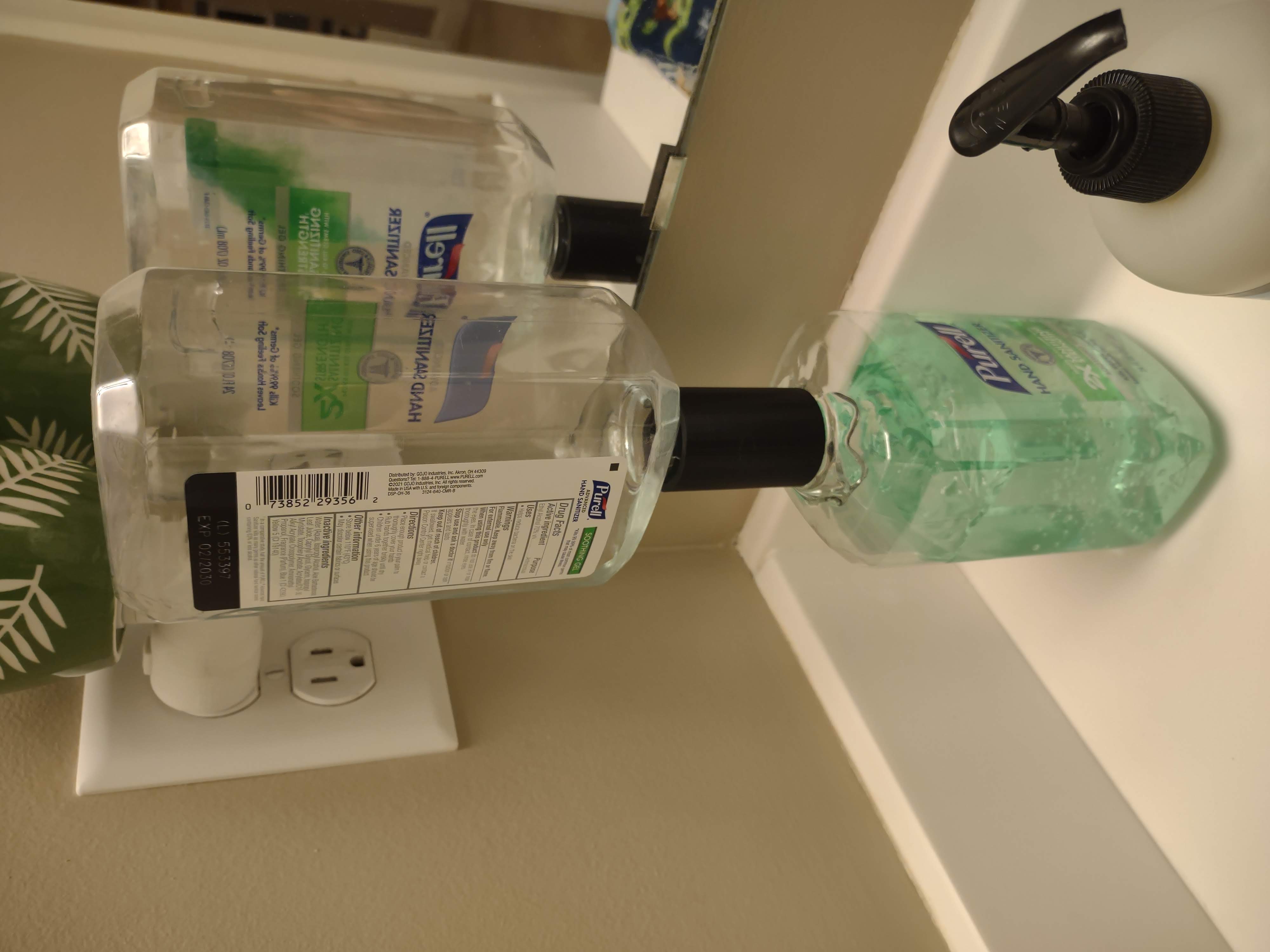 Purell bottle transfer tube