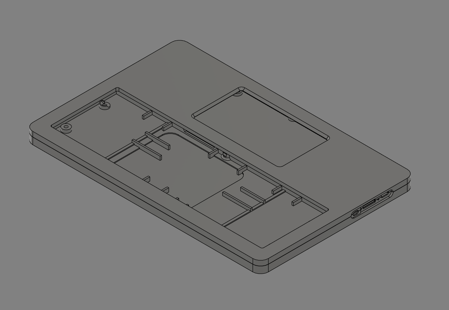 ZeroWriter Ink (Slab) Outer Case STEP file