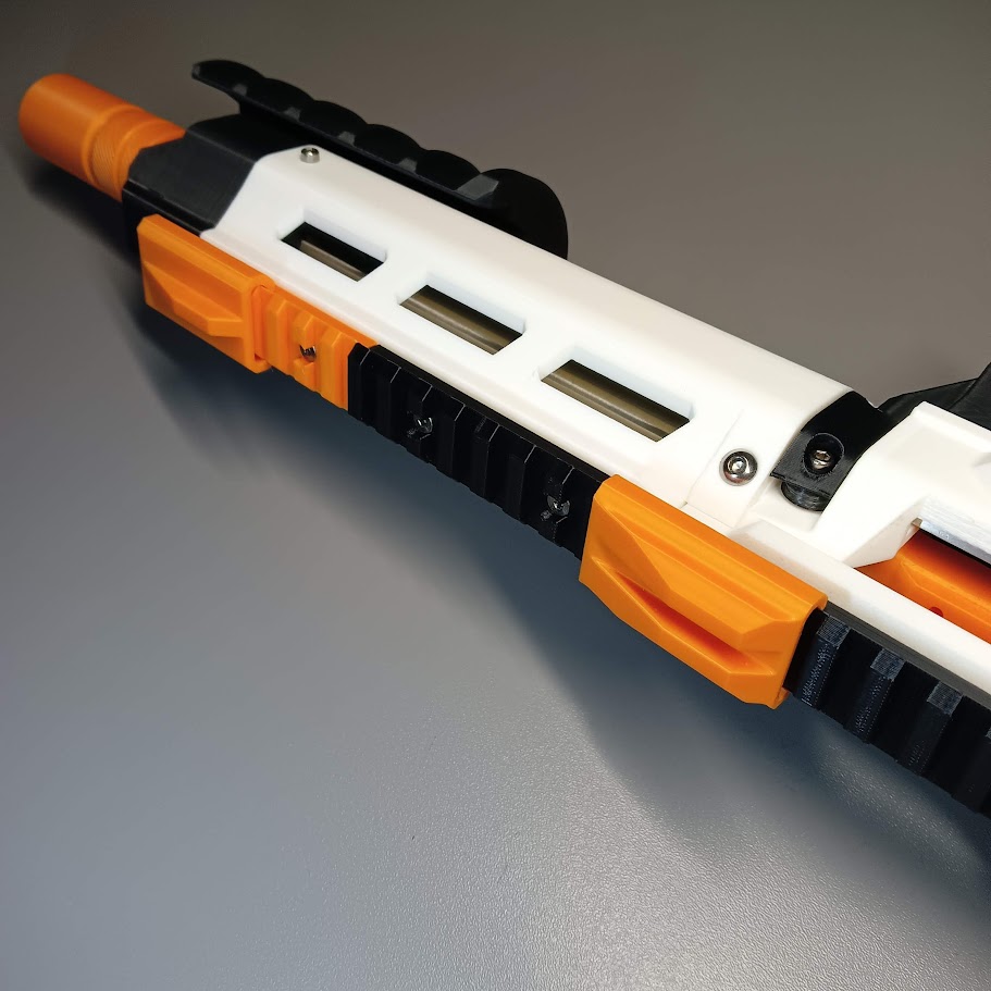 Extra Low Profile Iron Sights -- Picatinny Rail -- Foam Dart Blaster
