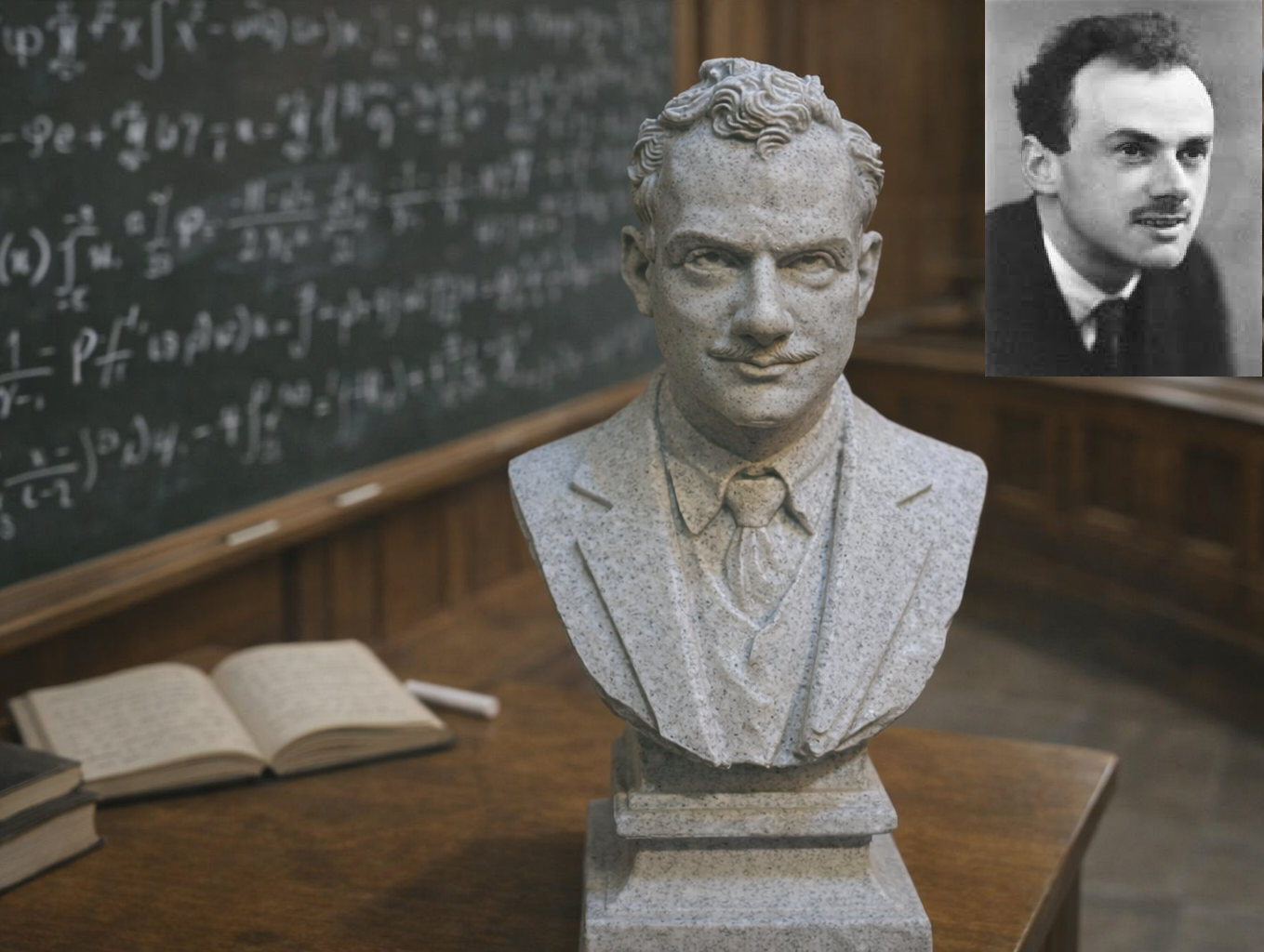 Paul Adrien Maurice Dirac Bust