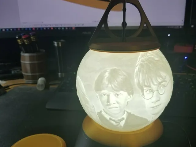 Harry Potter Themed Lithophane Night Light