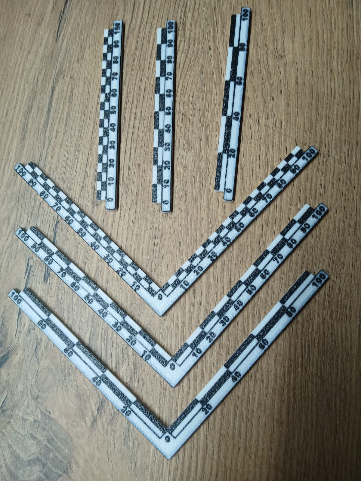 Photography scale rulers