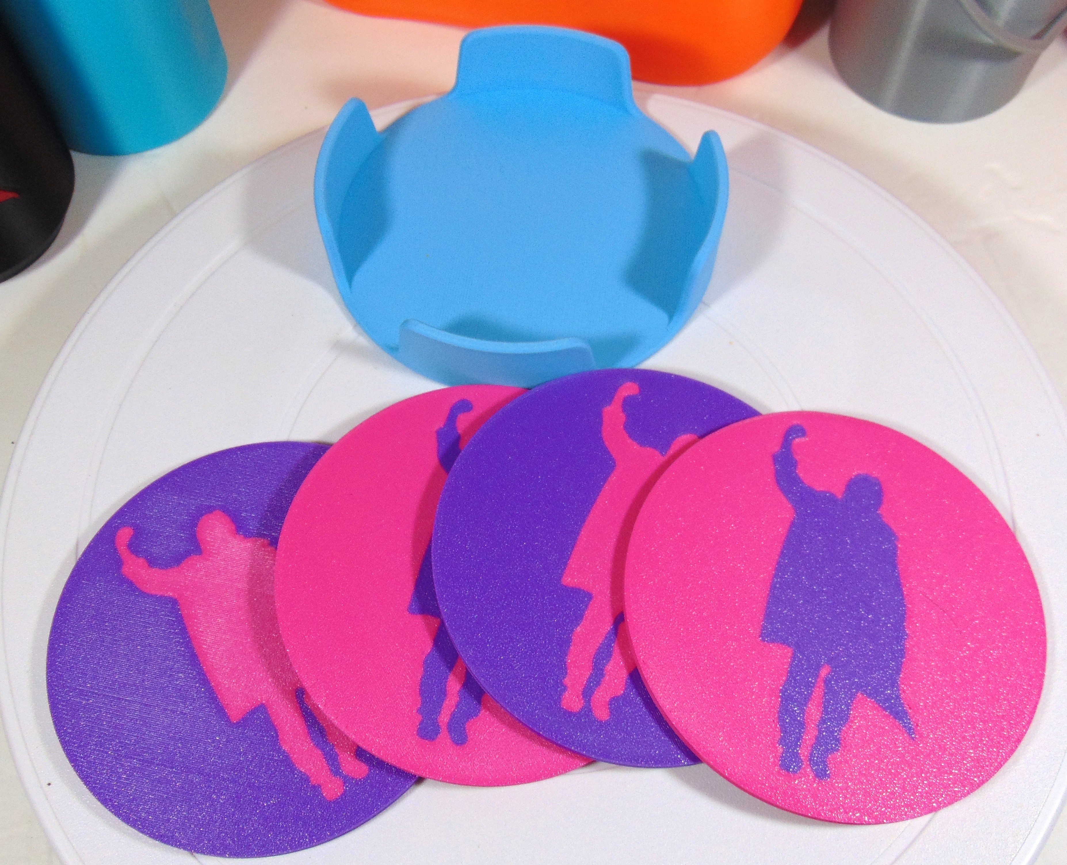 Breakfast Club Bender Coaster Set 100mm 1980s